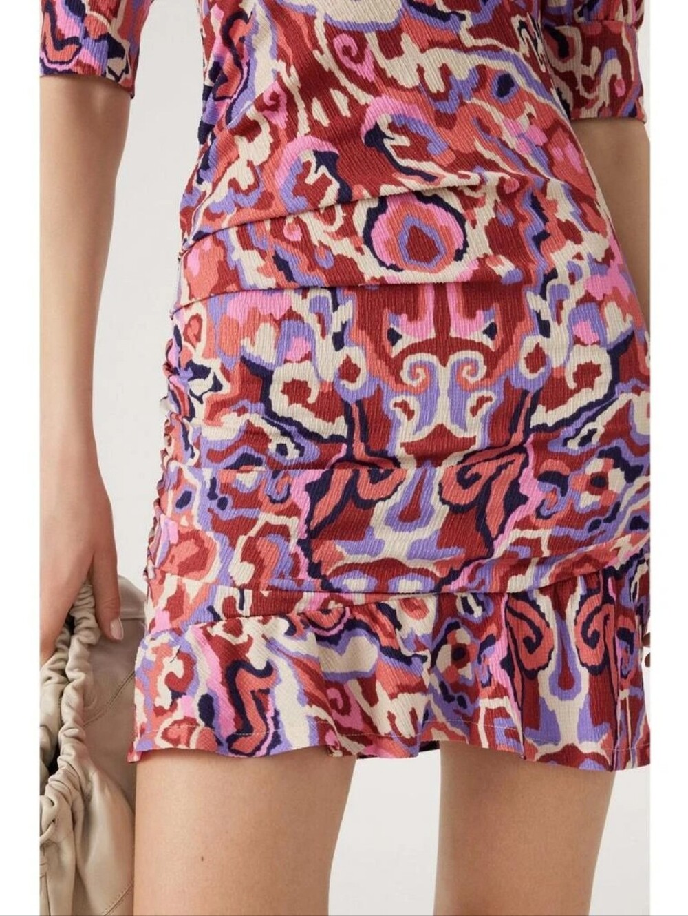 ba&sh Robe Sody Terracota Mini Dress‎ - Picture 3 of 14